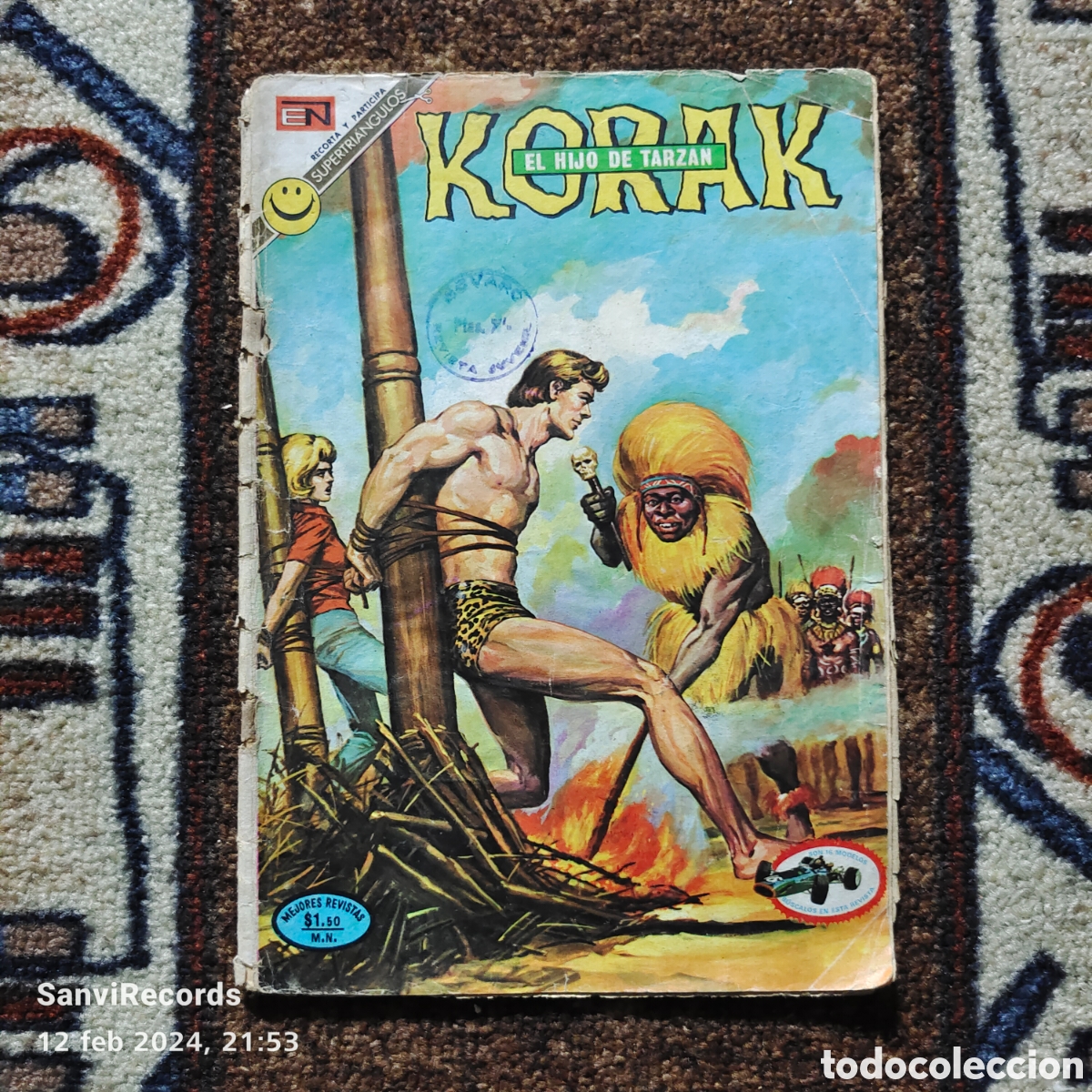 Tebeos: KORAK EL HIJO DE TARZ&Aacute;N (NOVARO) - Foto 1
