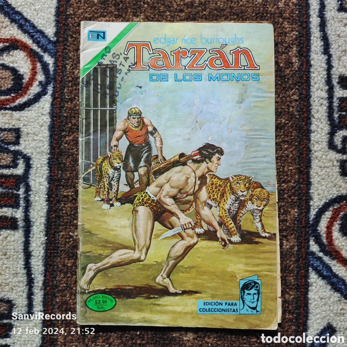Tebeos: TARZ&Aacute;N DE LOS MONOS (NOVARO) - Foto 1