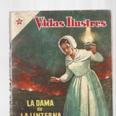 Tebeos: VIDAS ILUSTRES 29: LA DAMA DE LA LINTERNA, 1958, EDICIONES RECREATIVAS