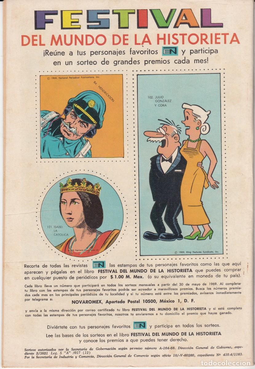 Tebeos: RED RYDER - NUM. 204 A&Ntilde;O 1969 EDITORIAL NOVARO- - Foto 2