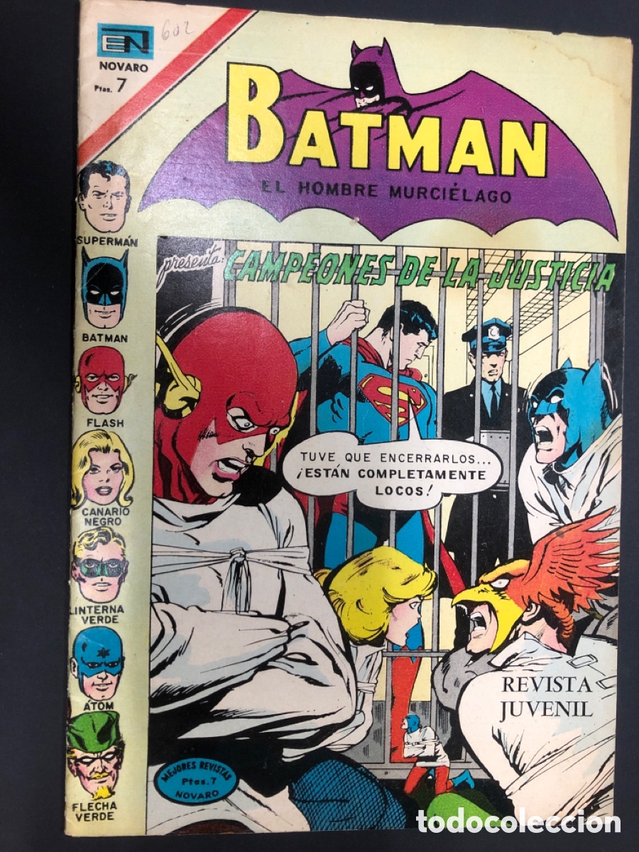 Tebeos: COMIC BATMAN N&ordm; 602 EDITORIAL NOVARO 1971 - Foto 1