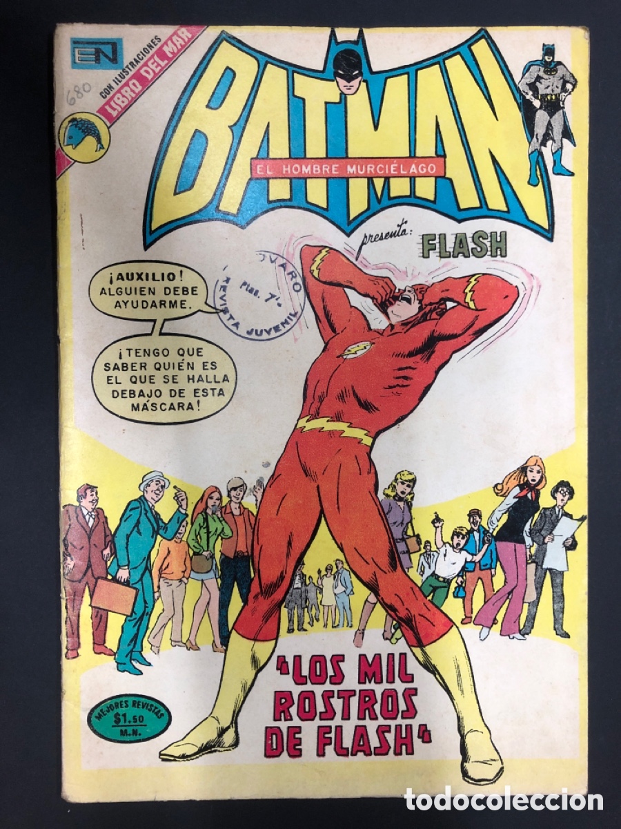 Tebeos: COMIC BATMAN N&ordm; 680 EDITORIAL NOVARO 1973 PRESENTA FLASH - Foto 1