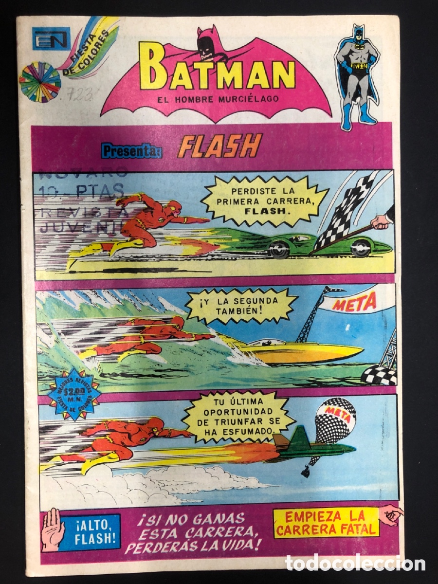 Tebeos: COMIC BATMAN N&ordm; 723 EDITORIAL NOVARO 1974 PRESENTA FLASH - Foto 1
