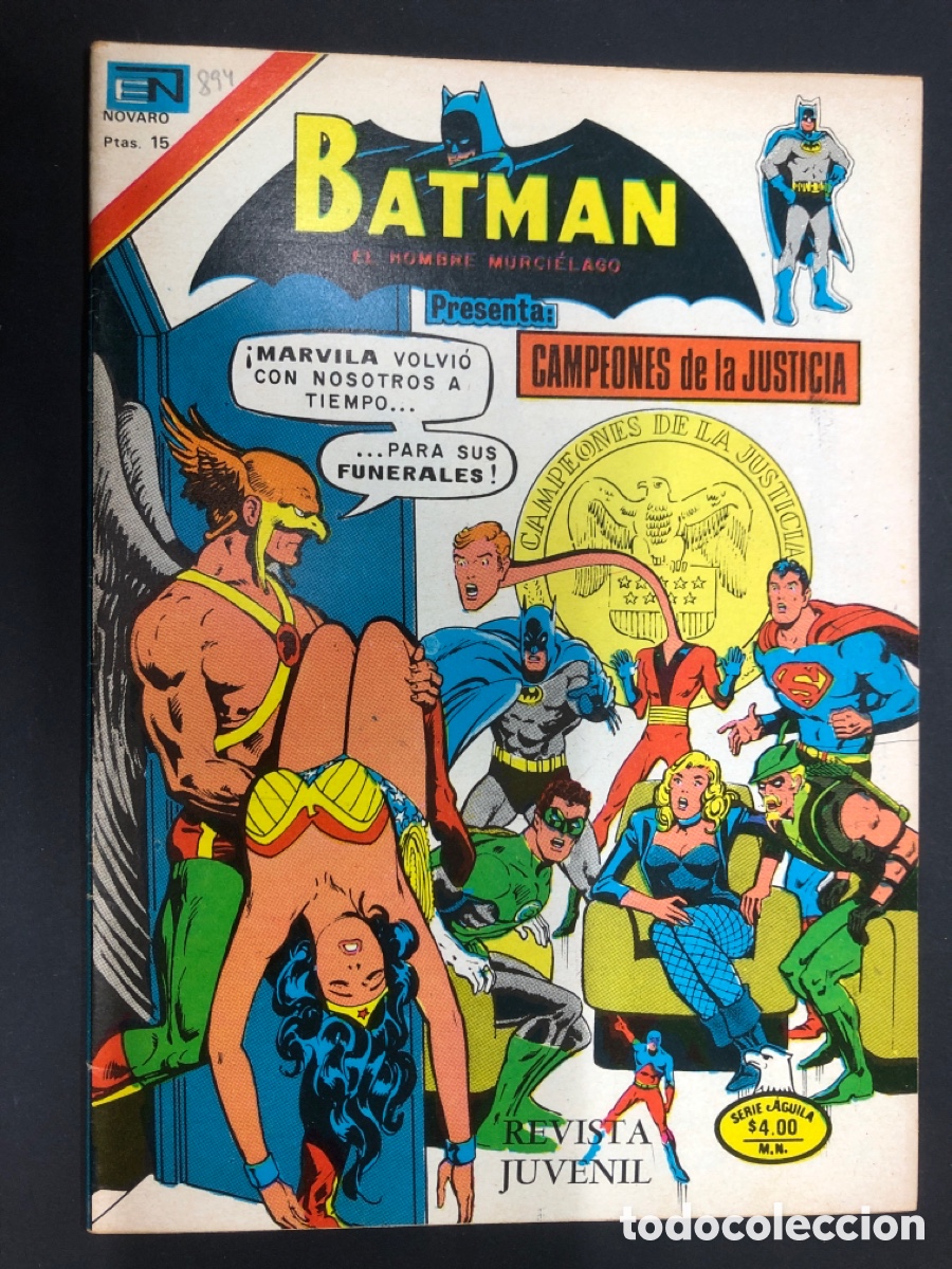 Tebeos: COMIC BATMAN N&ordm; 894 EDITORIAL NOVARO 1977 - Foto 1