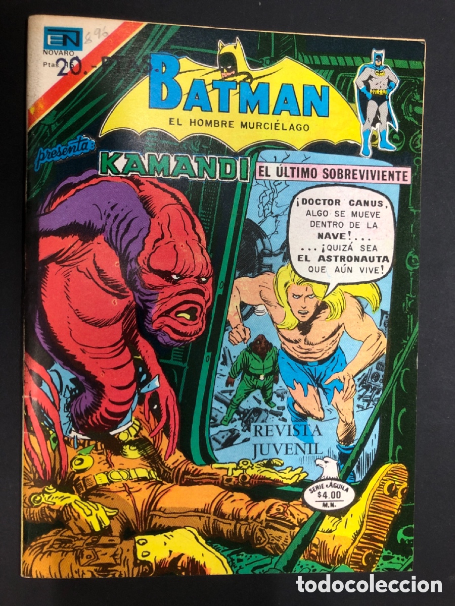 Tebeos: COMIC BATMAN N&ordm; 896 EDITORIAL NOVARO 1977 - Foto 1