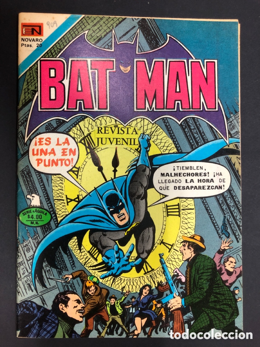 Tebeos: COMIC BATMAN N&ordm; 909 EDITORIAL NOVARO 1978 - Foto 1