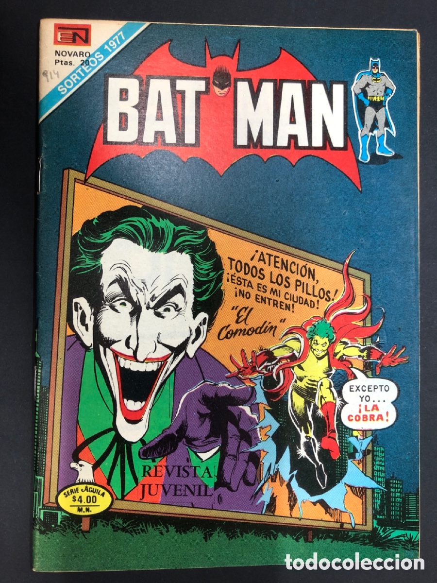 Tebeos: COMIC BATMAN N&ordm; 914 EDITORIAL NOVARO 1978 - Foto 1