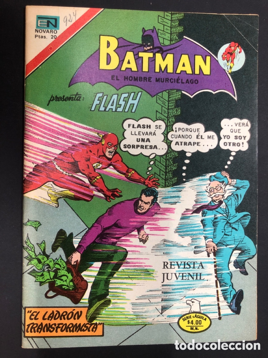 Tebeos: COMIC BATMAN N&ordm; 924 EDITORIAL NOVARO 1978 - Foto 1