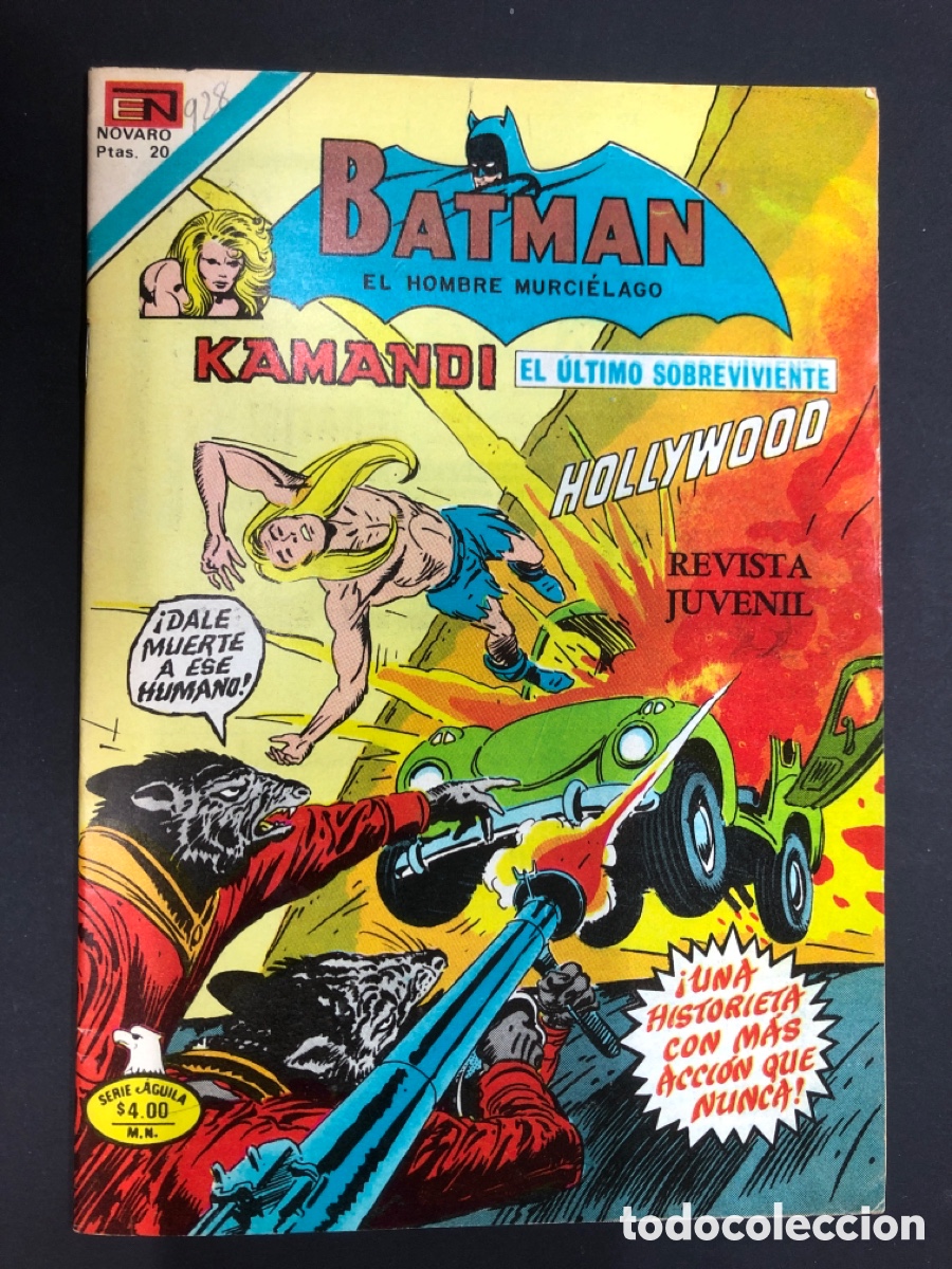 Tebeos: COMIC BATMAN N&ordm; 928 EDITORIAL NOVARO 1978 - Foto 1