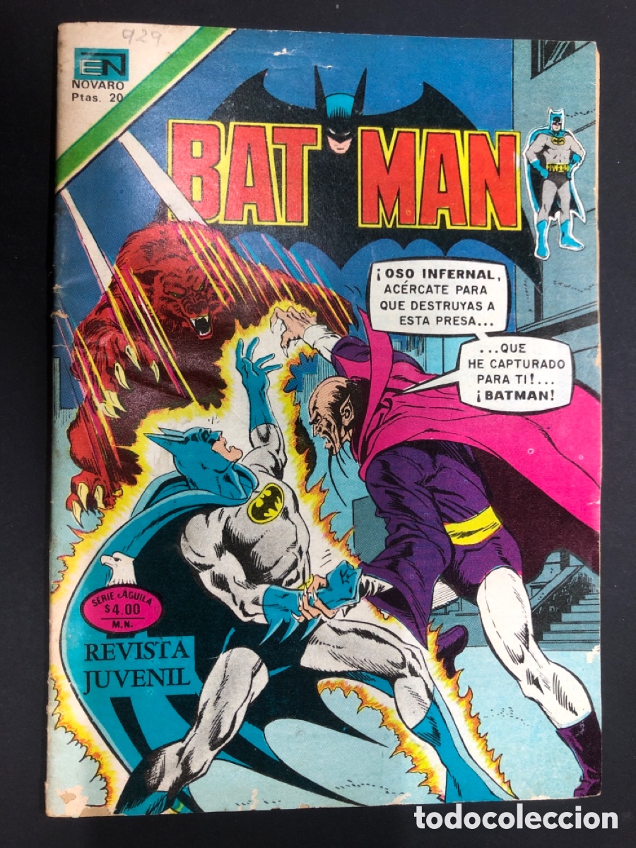 Tebeos: COMIC BATMAN N&ordm; 929 EDITORIAL NOVARO 1978 - Foto 1