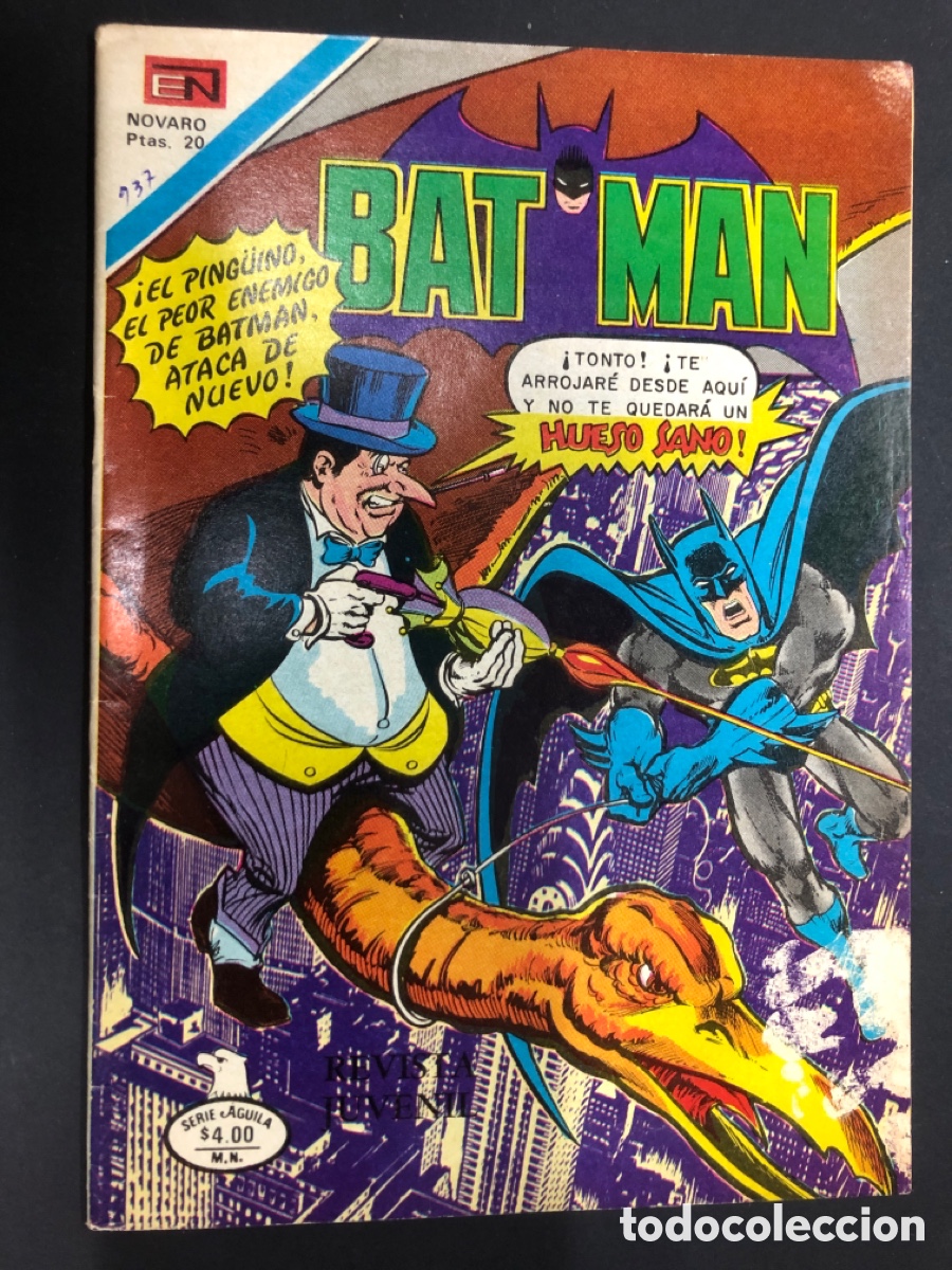 Tebeos: COMIC BATMAN N&ordm; 937 EDITORIAL NOVARO 1978 - Foto 1