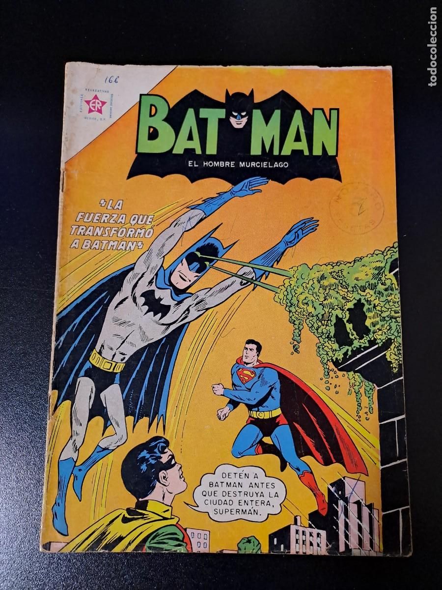 Tebeos: Batman 166, Novaro en buen estado Bolsa xx