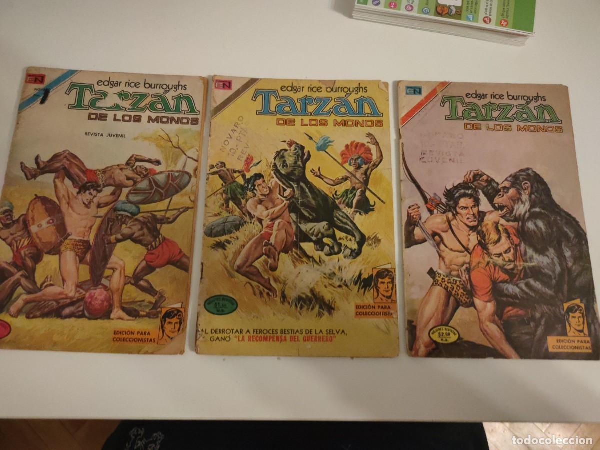 Tebeos: Tarz&aacute;n de los monos Novaro 376 377 404 - Foto 1
