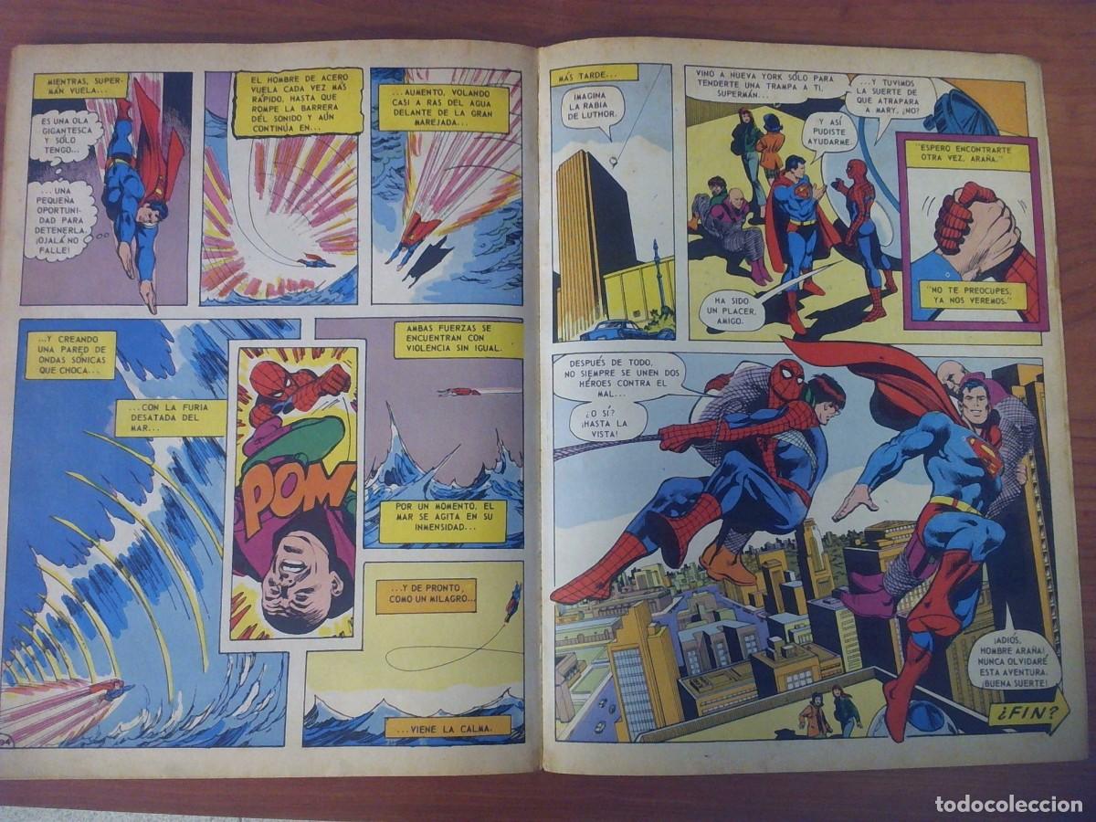 Tebeos: Superman vs Spiderman (DC vs Marvel) 3&ordf;Ed. 1979 Novaro - Foto 8