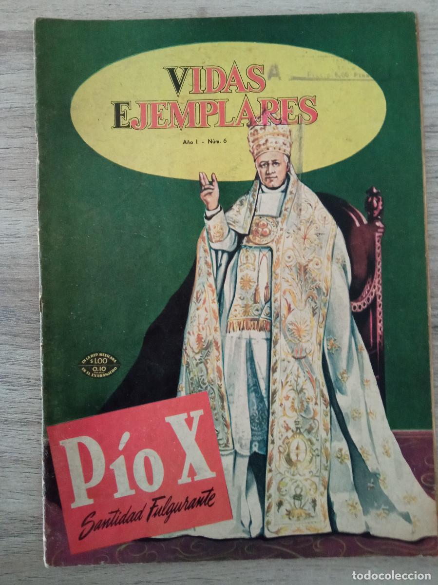 Tebeos: VIDAS EJEMPLARES N&ordm; 6, PIO X - Foto 1