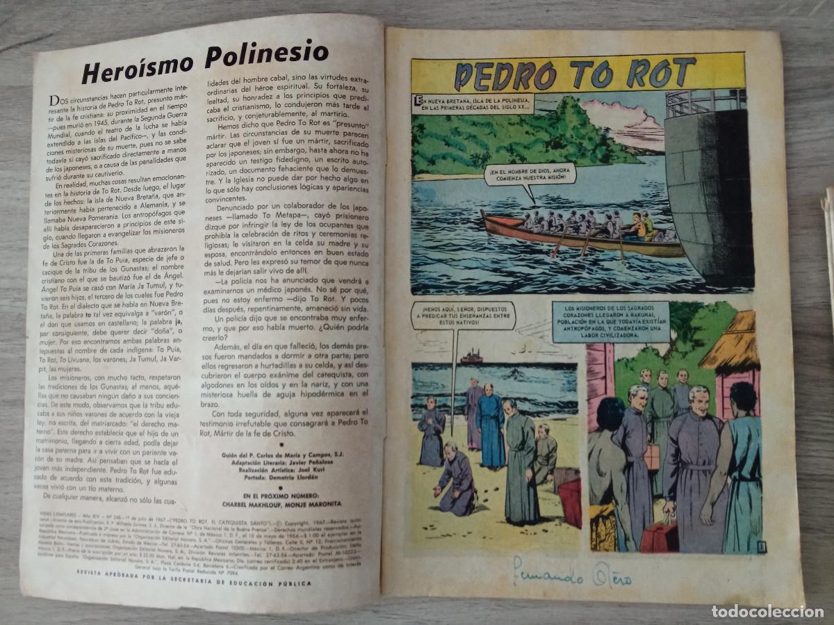 Tebeos: VIDAS EJEMPLARES N&ordm; 248 - Foto 2