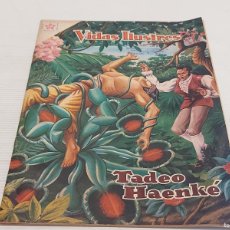 Tebeos: VIDAS ILUSTRES / 43 / TADEO HAENKÉ / NOVARO-1959 / BUEN ESTADO