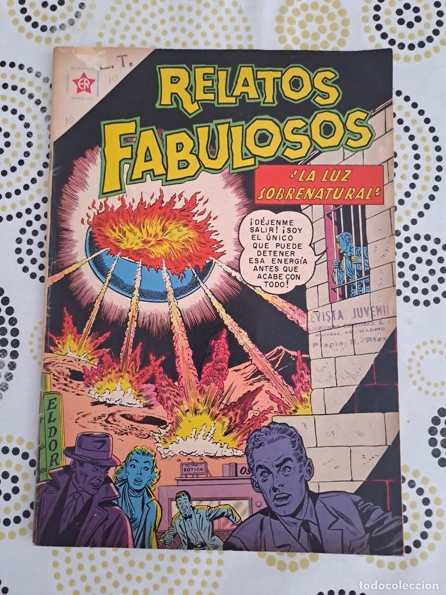 Tebeos: Relatos fabulosos 10, Novaro en muy buen estado Bolsa xx