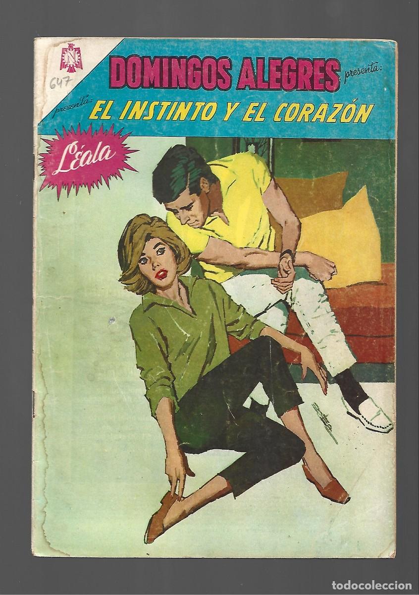 Tebeos: Domingos alegres 647: el instinto y el coraz&oacute;n, 1966, Novaro. Colecci&oacute;n A.T. - Foto 1