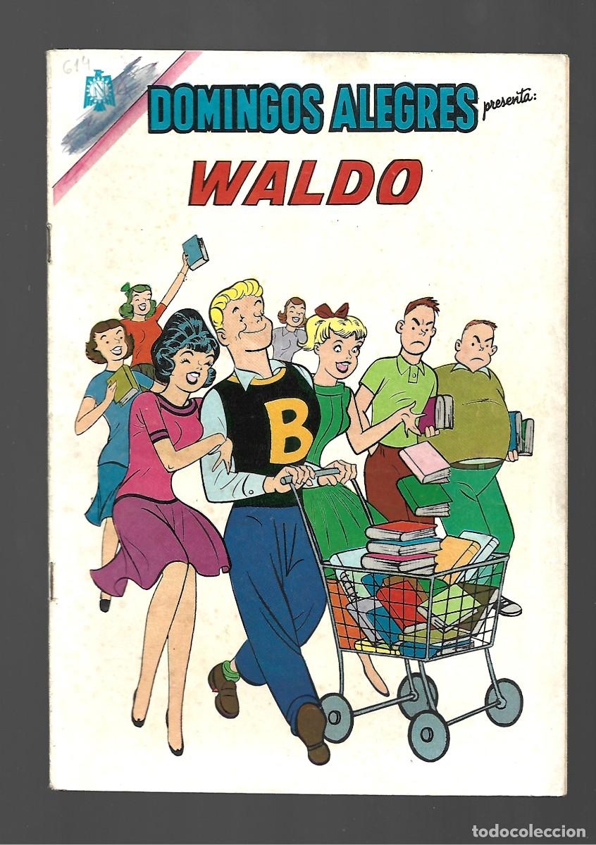Tebeos: Domingos alegres 614: Waldo, 1966, Novaro. Colecci&oacute;n A.T. - Foto 1