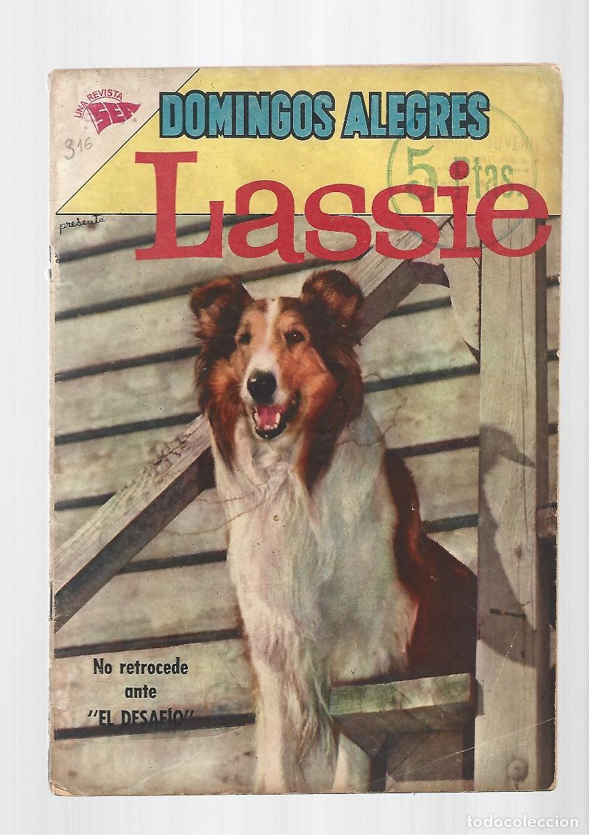 Tebeos: Domingos alegres 316: Lassie, 1960, SEA. Colecci&oacute;n A.T. - Foto 1