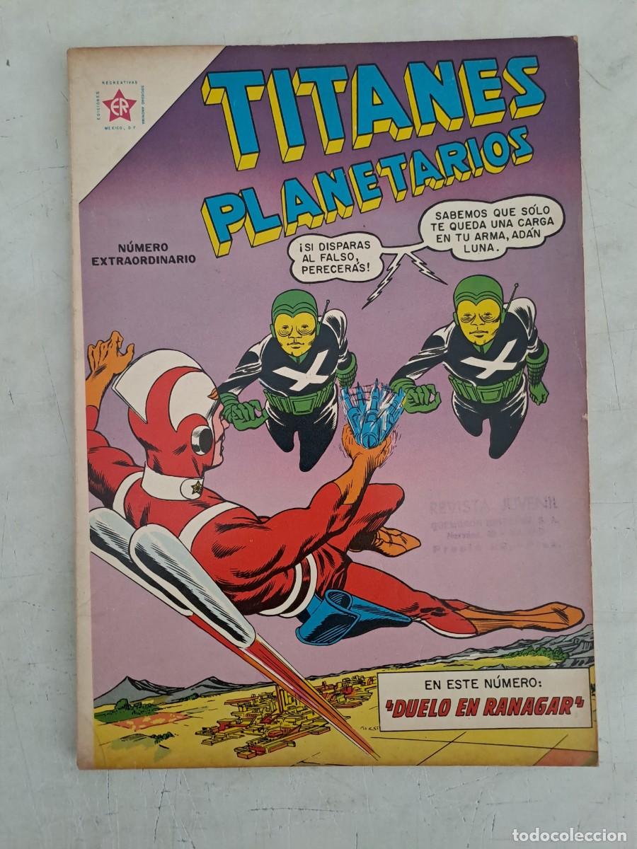 Tebeos: Titanes planetarios numero extraordinario 1962, Novaro en perfecto estado Bolsa xx