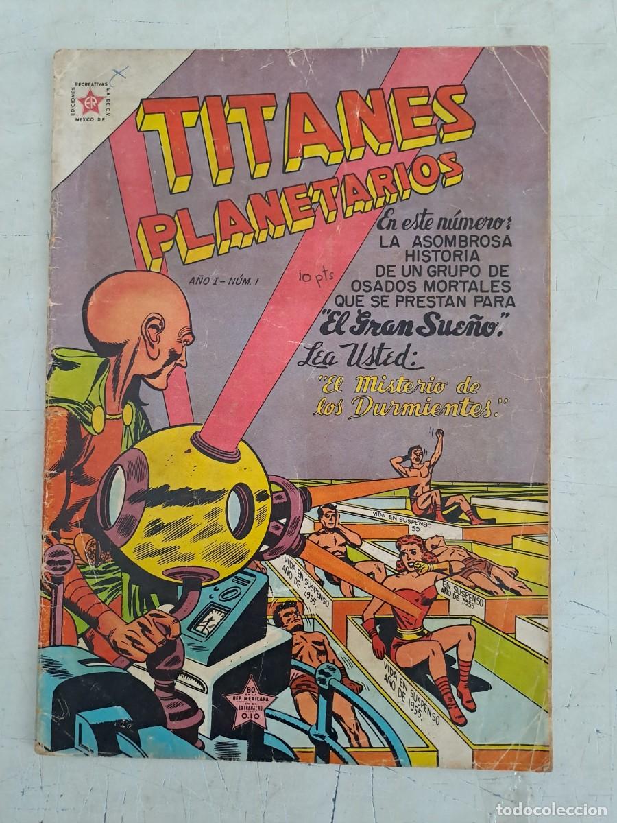 Tebeos: Titanes planetarios 1, Novaro en buen estado Bolsa xx