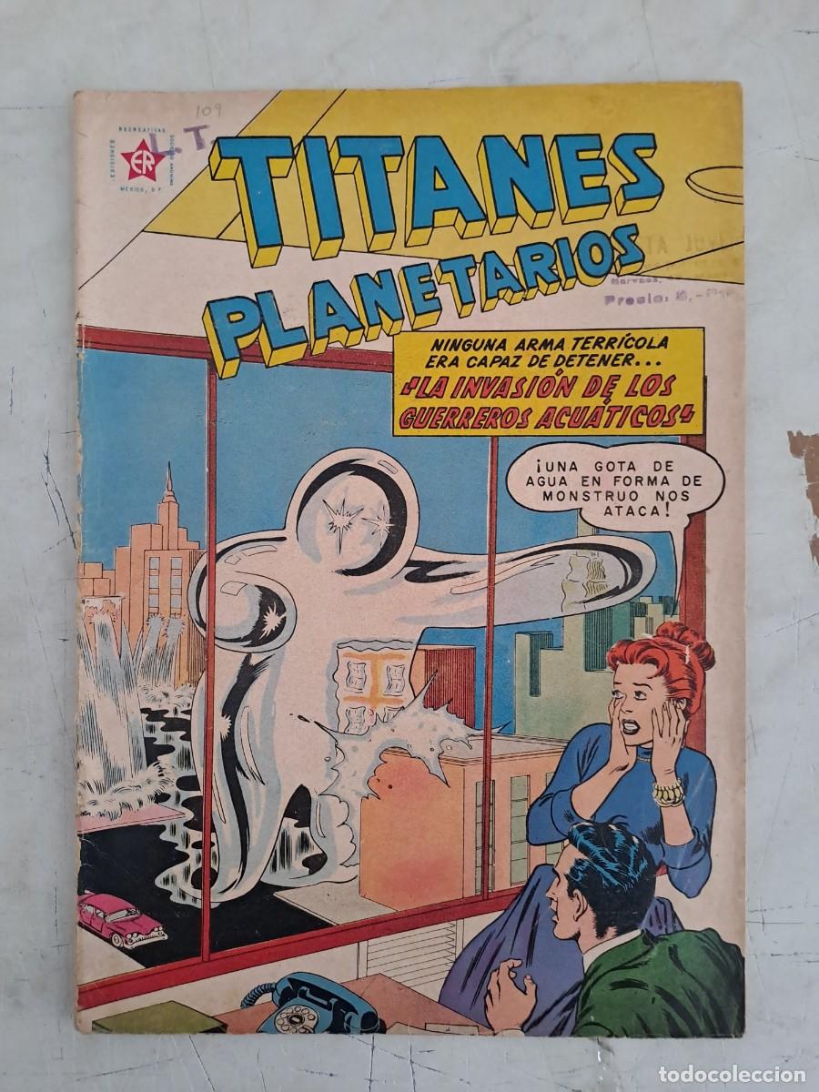 Tebeos: Titanes planetarios 109, Novaro en muy buen estado Bolsa xx