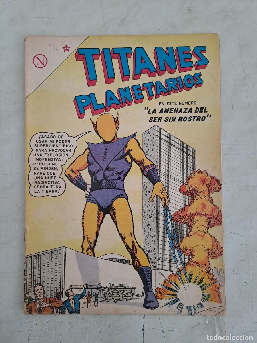 Tebeos: Titanes planetarios 176, Novaro en buen estado Bolsa xx