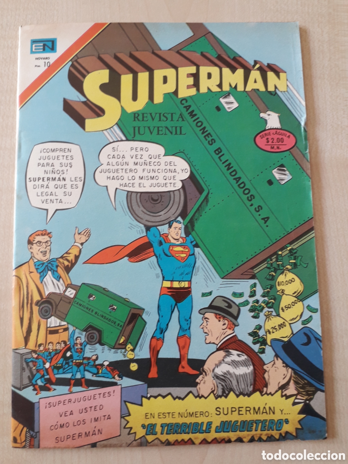Tebeos: Superman n&uacute;mero 1022. Ed Novaro - Foto 1