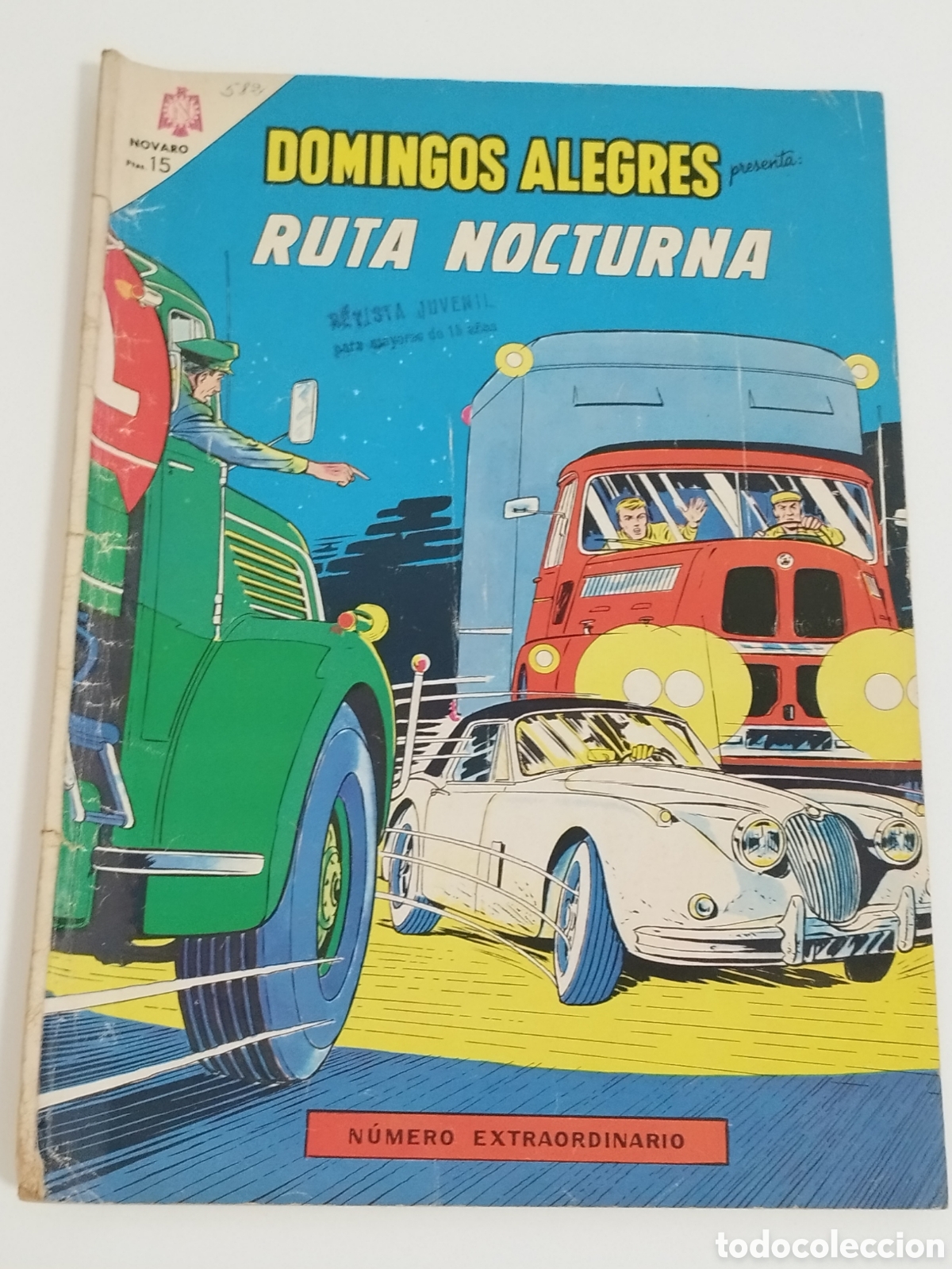 Tebeos: DOMINGOS ALEGRES / RUTA NOCTURNA / NOVARO / NUMERO EXTRA / DIFICIL - Foto 1