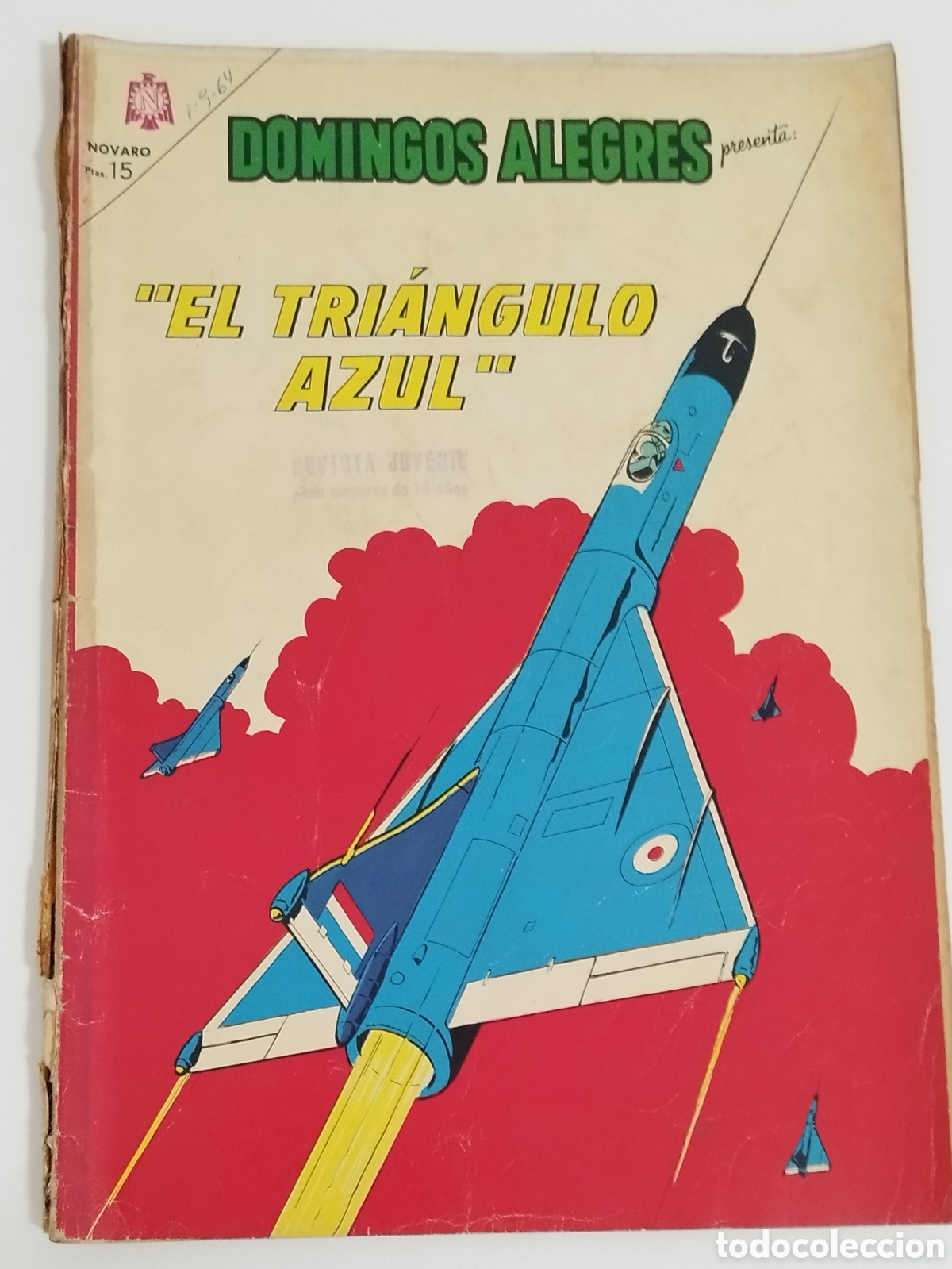 Tebeos: DOMINGOS ALEGRES / EL TRIANGULO AZUL / NOVARO / NUMERO EXTRA / DIFICIL - Foto 1