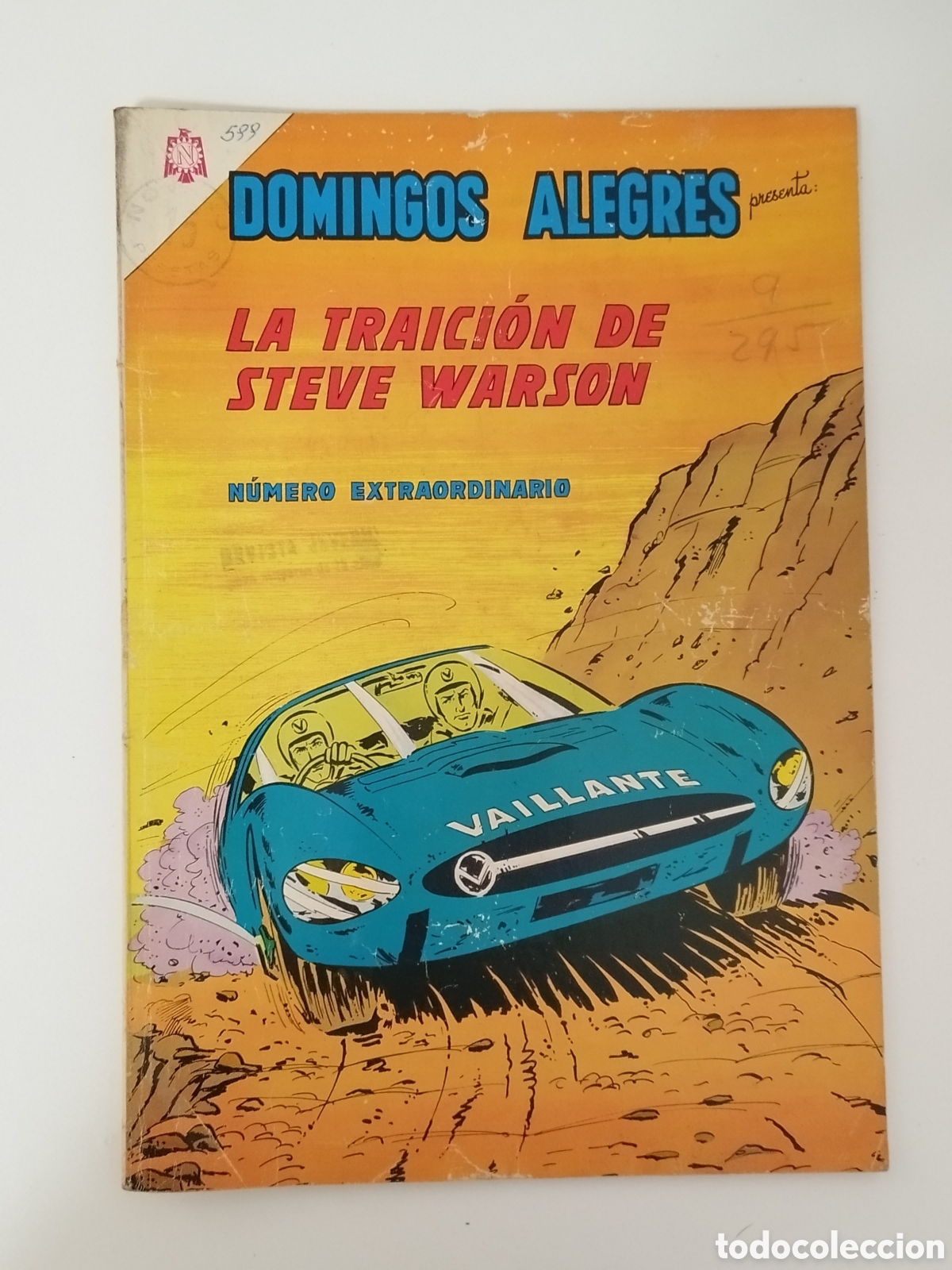 Tebeos: DOMINGOS ALEGRES / LA TRAICI&Oacute;N DE STEVE WARSON / NOVARO / NUMERO EXTRA / DIFICIL - Foto 1