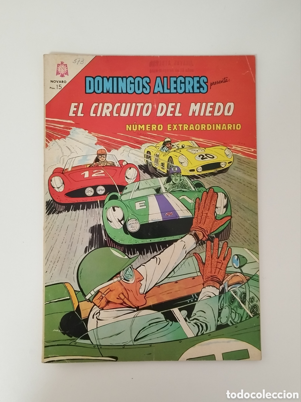 Tebeos: DOMINGOS ALEGRES / EL CIRCUITO DEL MIEDO / NOVARO / NUMERO EXTRA / DIFICIL - Foto 1