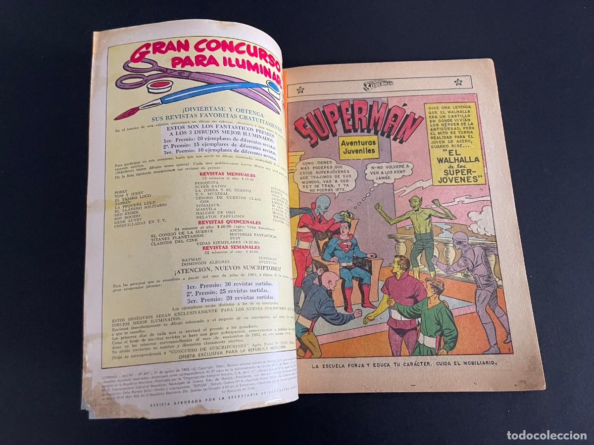 Tebeos: SUPERMAN N&ordm; 409 EDITORIAL NOVARO - Foto 3