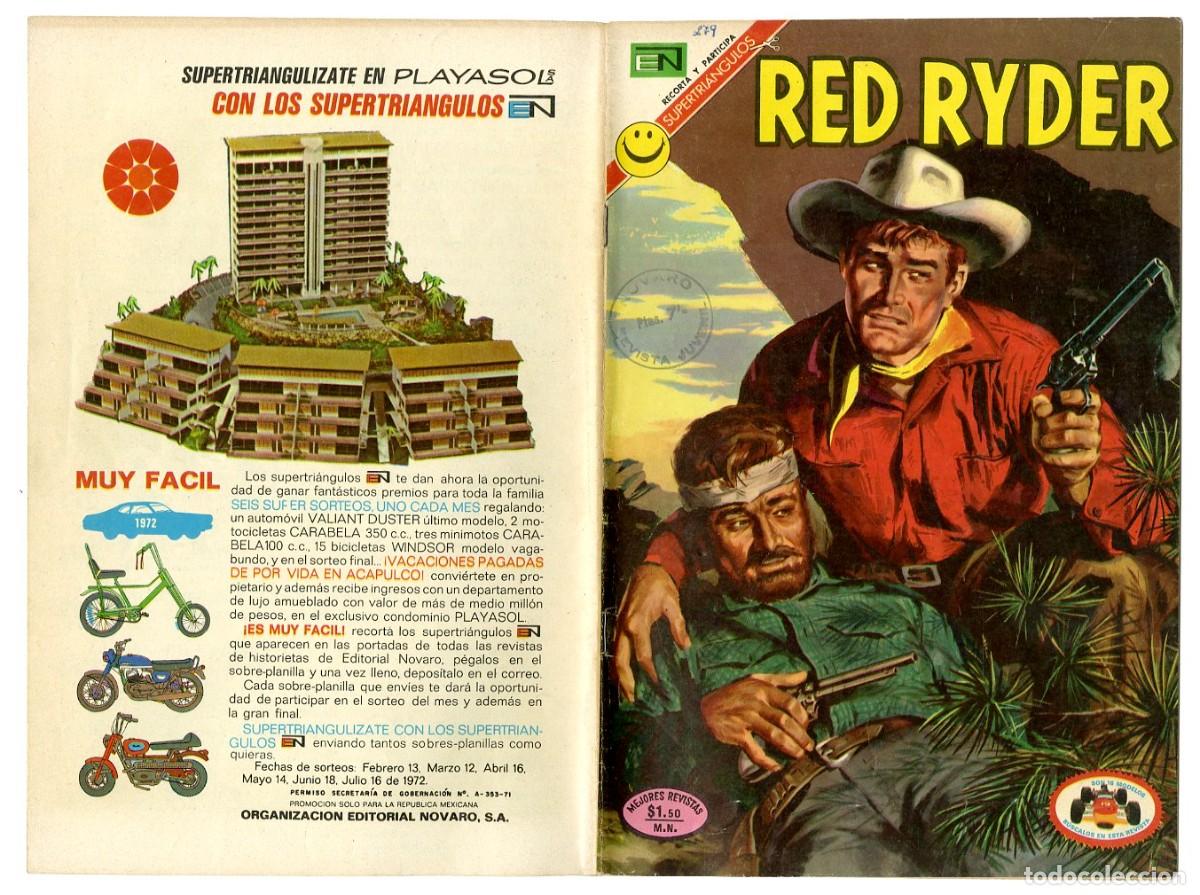 Tebeos: Red Ryder n.279 - Novaro (B5) - Foto 1