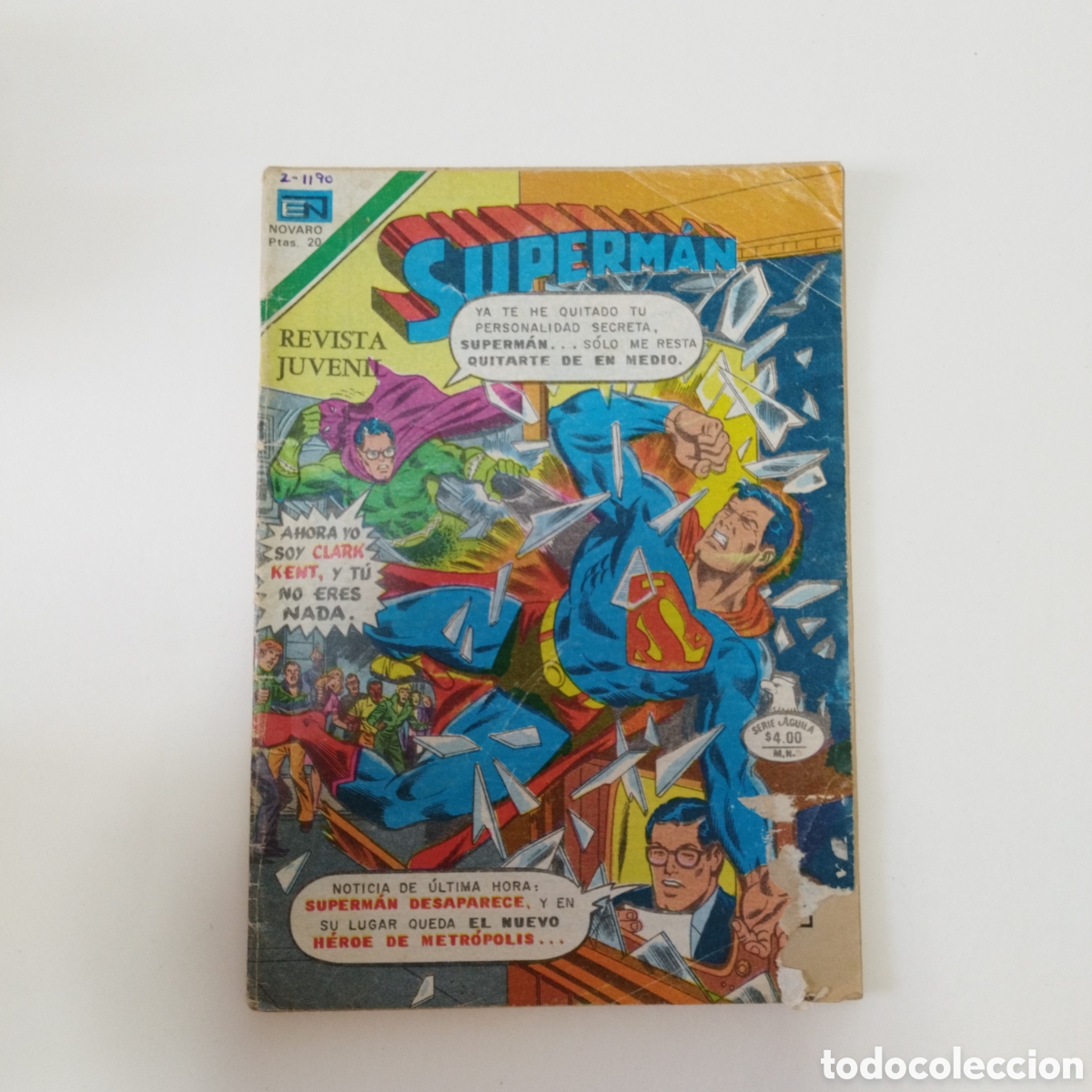 Tebeos: SUPERMAN # 1190 / NOVARO / SERIE AGUILA /