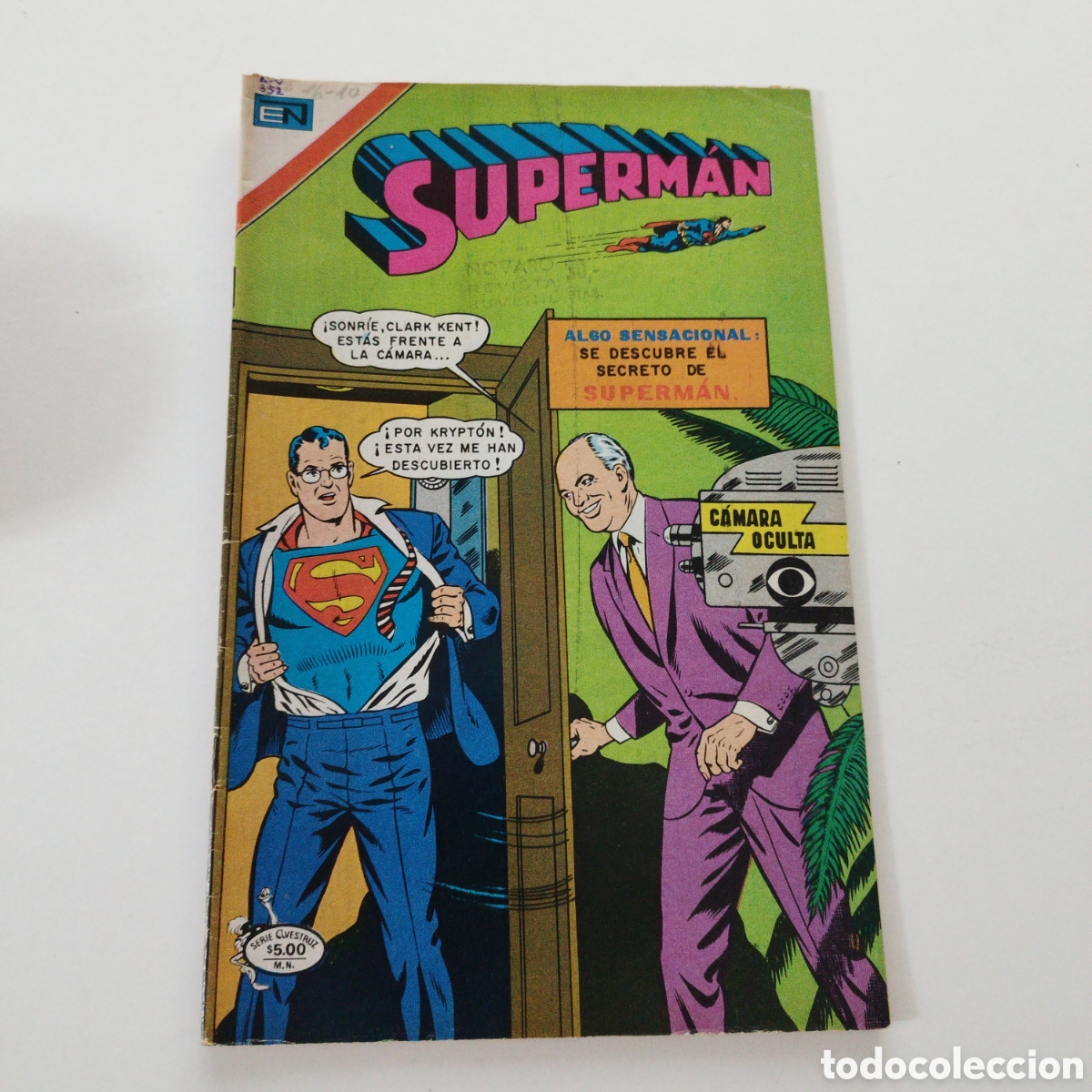 Tebeos: SUPERMAN / A&Ntilde;O V / # 352 / ED. NOVARO / SERIE AVESTRUZ / 1979