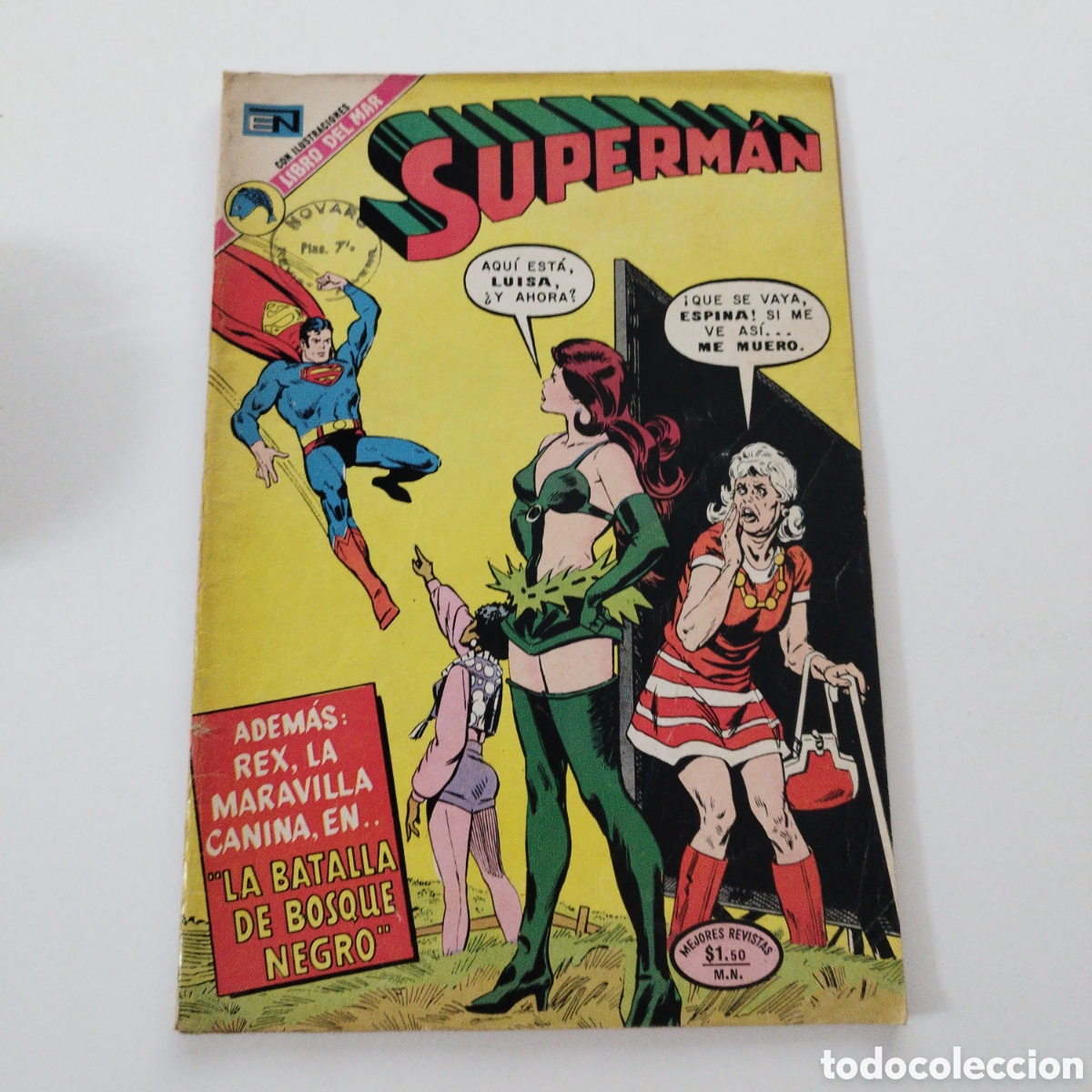 Tebeos: SUPERMAN / # 919 / ED. NOVARO / 1973 / MUY DIF&Iacute;CIL / BUEN ESTADO