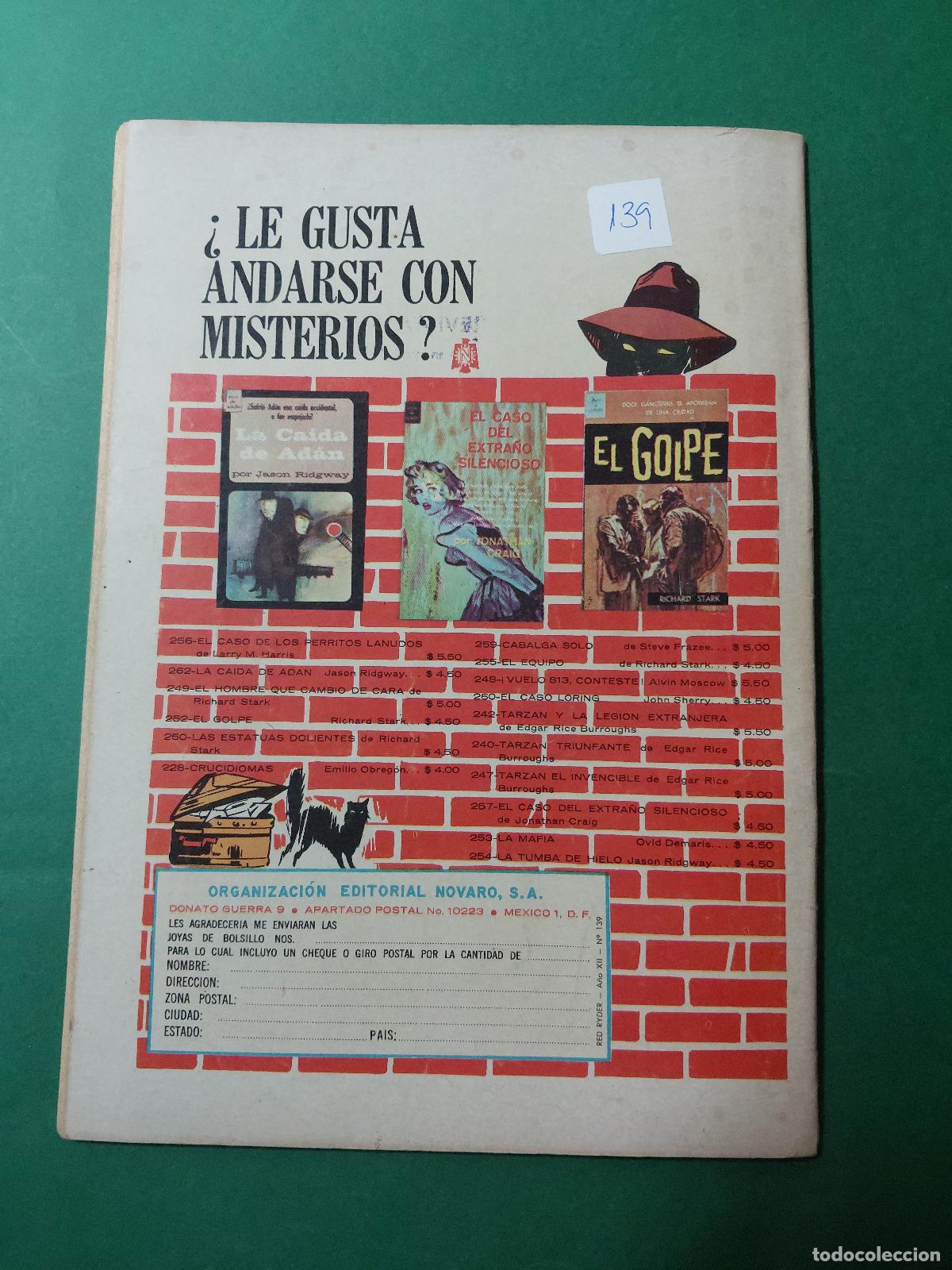 Tebeos: Red Ryder N&ordm; 139 A&ntilde;o 1966 - Foto 2