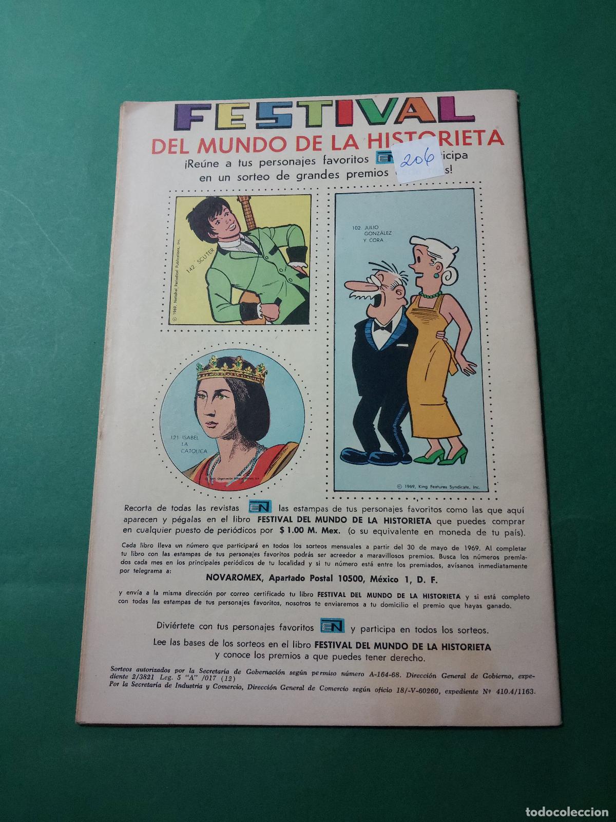 Tebeos: Red Ryder N&ordm; 206 A&ntilde;o 1969 - Foto 2