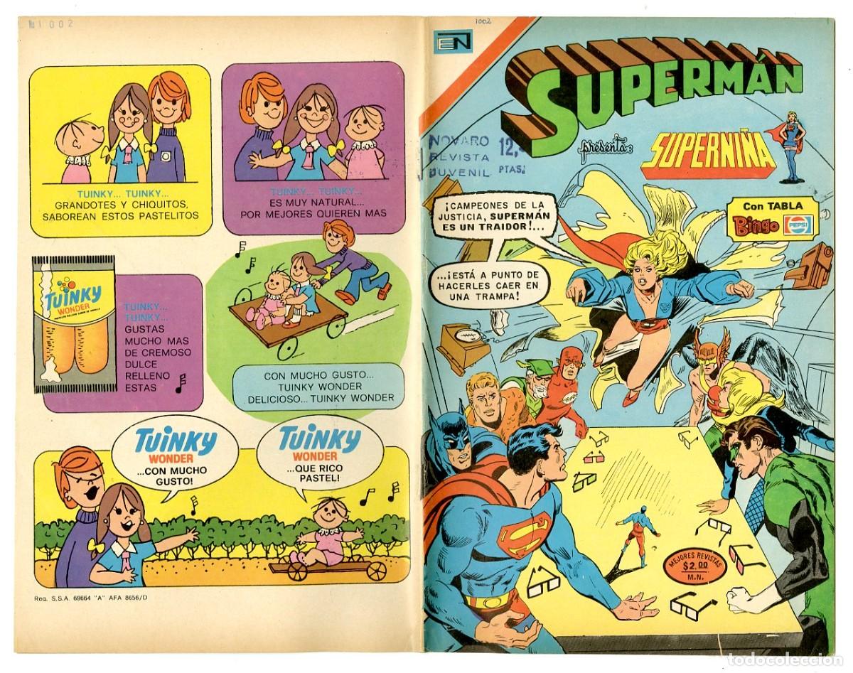 Tebeos: Superman n.1002 - Edt Novaro (B7) - Foto 1