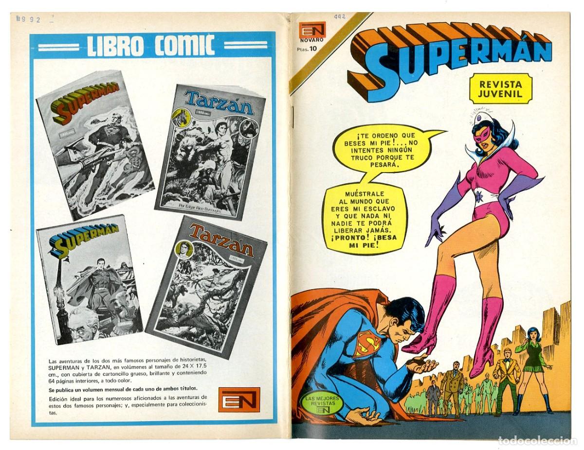Tebeos: Superman n.992 - Edt Novaro (B7) - Foto 1