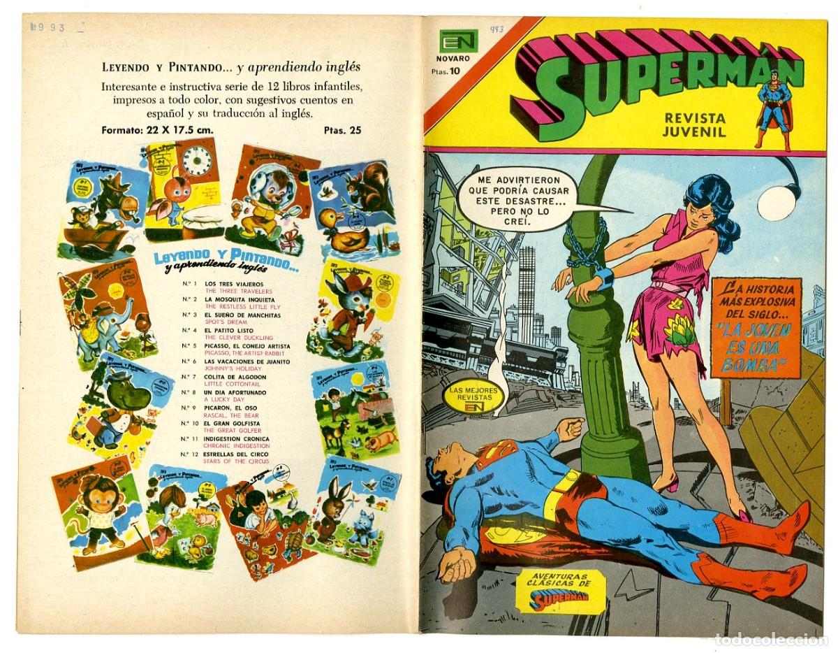 Tebeos: Superman n.993 - Edt Novaro (B7) - Foto 1