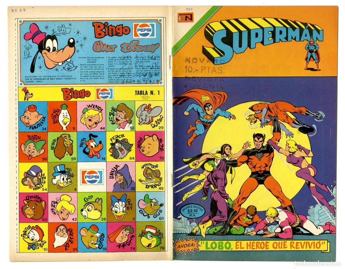 Tebeos: Superman n.989 - Edt Novaro (B7) - Foto 1