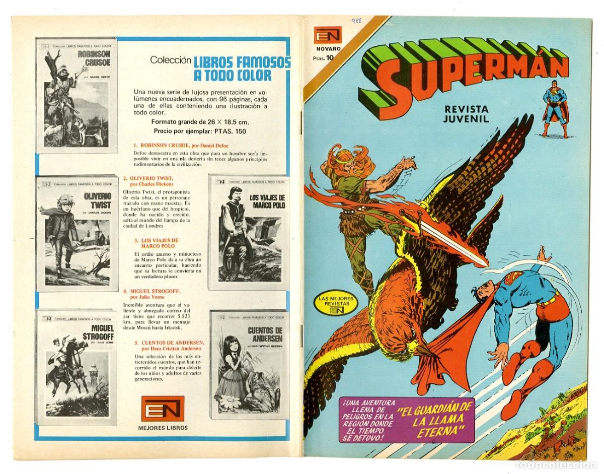 Tebeos: Superman n.988 - Edt Novaro (B7) - Foto 1