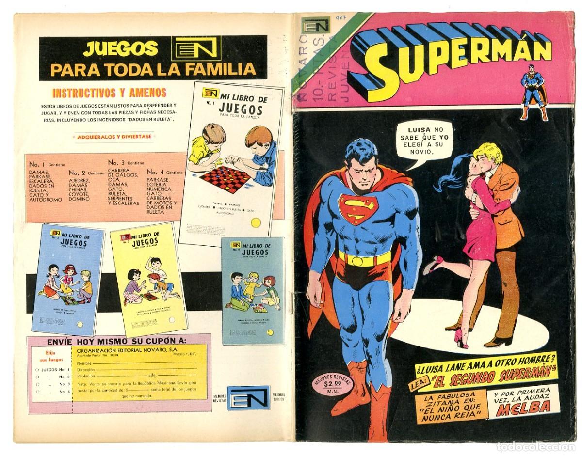 Tebeos: Superman n.987 - Edt Novaro (B7) - Foto 1