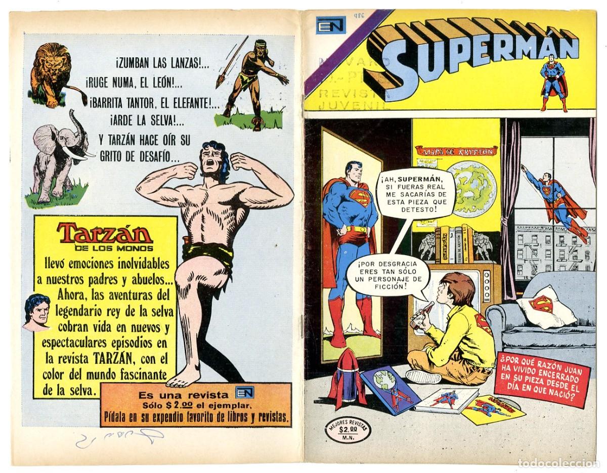Tebeos: Superman n.986 - Edt Novaro (B7) - Foto 1