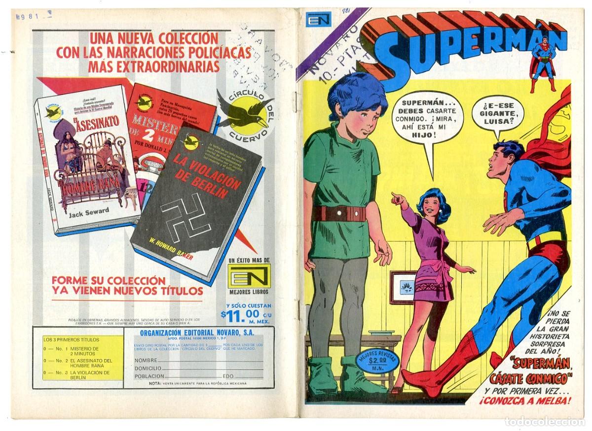 Tebeos: Superman n.981 - Edt Novaro (B7) - Foto 1
