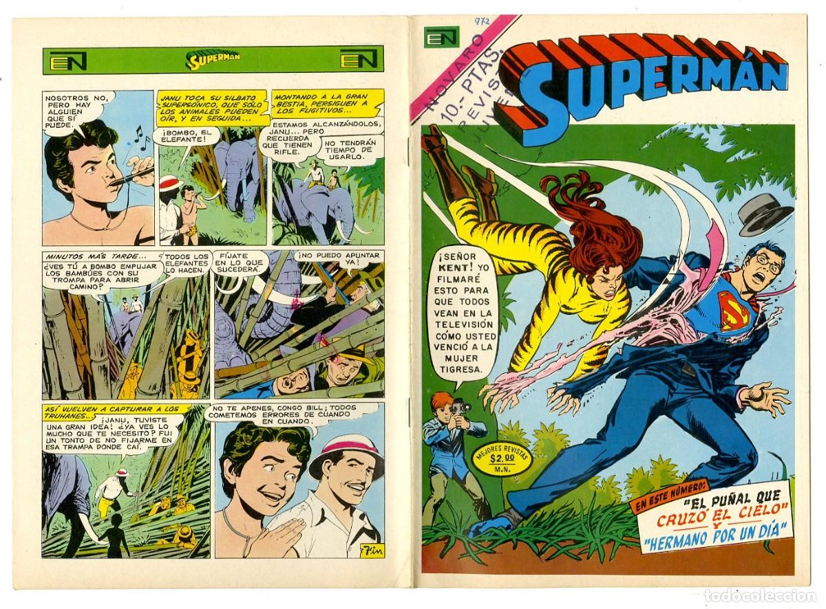 Tebeos: Superman n.972 - Edt Novaro (B7) - Foto 1